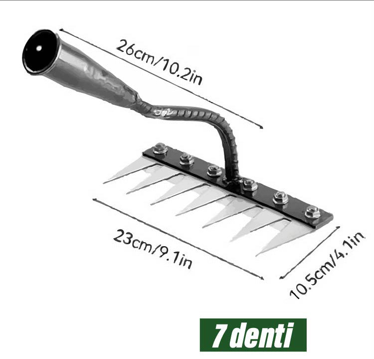 rastrello da diserbo