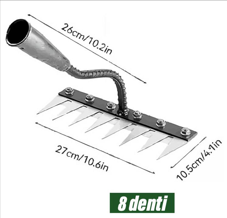 rastrello da diserbo