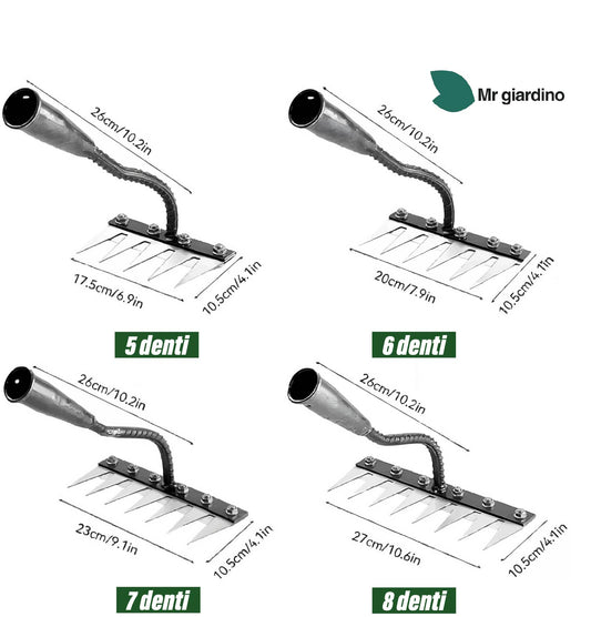 rastrello da diserbo